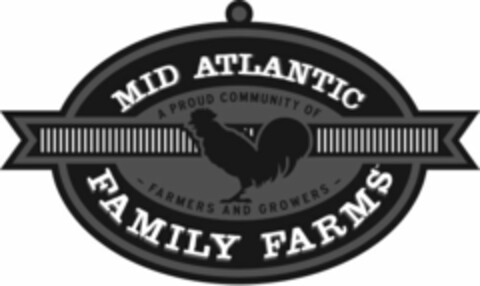 MID ATLANTIC FAMILY FARMS A PROUD COMMUNITY OF  - FARMERS AND GROWERS - Logo (USPTO, 13.11.2014)