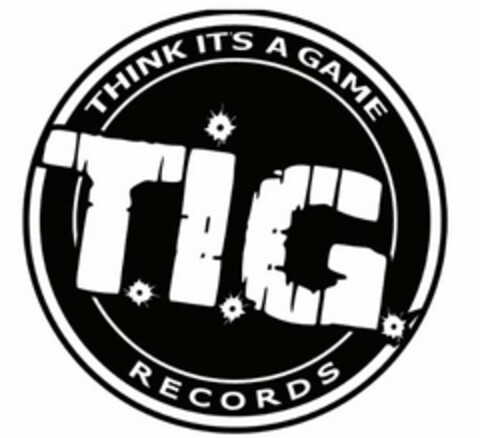 T.I.G THINK IT'S A GAME RECORDS Logo (USPTO, 09.01.2015)