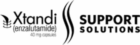 XTANDI SUPPORT SOLUTIONS (ENZALUTAMIDE) 40 MG CAPSULES Logo (USPTO, 03.02.2015)