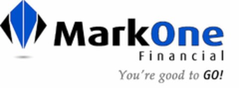 MARKONE FINANCIAL YOU'RE GOOD TO GO! Logo (USPTO, 08/13/2015)