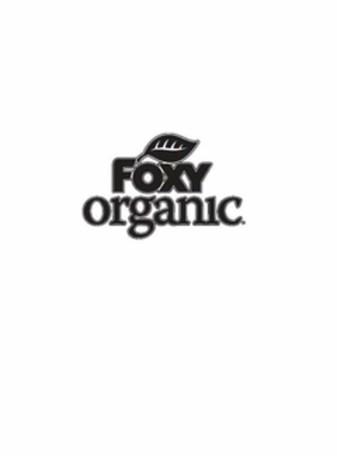 FOXY ORGANIC Logo (USPTO, 08/19/2016)