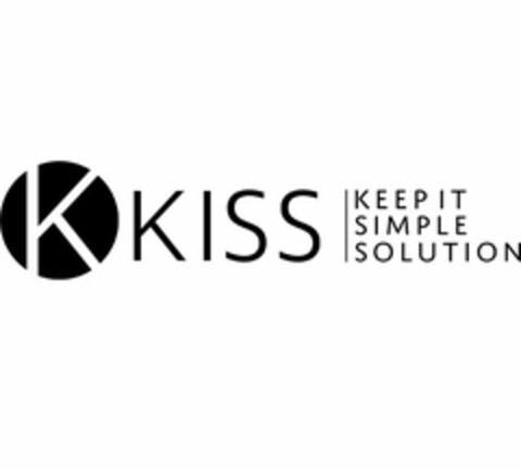 K KISS | KEEP IT SIMPLE SOLUTION Logo (USPTO, 02.11.2016)