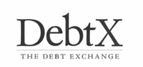 DEBTX THE DEBT EXCHANGE Logo (USPTO, 01/20/2017)