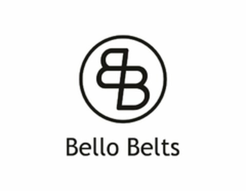 BB BELLO BELTS Logo (USPTO, 03/30/2017)