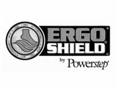 ERGO SHIELD BY POWERSTEP Logo (USPTO, 07/07/2017)