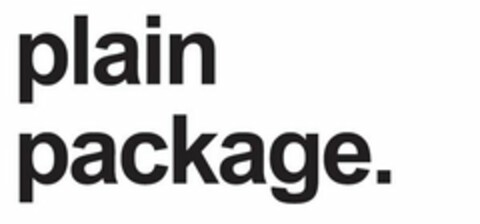 PLAIN PACKAGE. Logo (USPTO, 22.12.2017)