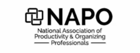 NAPO NATIONAL ASSOCIATION OF PRODUCTIVITY & ORGANIZING PROFESSIONALS Logo (USPTO, 20.02.2018)