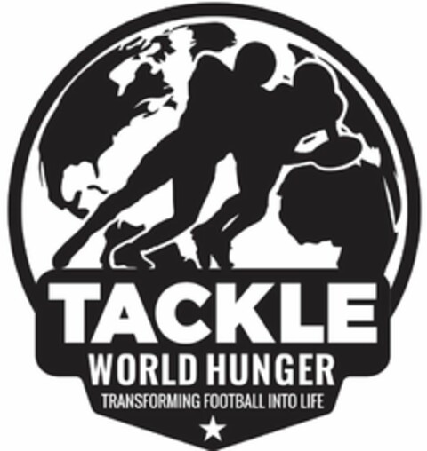 TACKLE WORLD HUNGER TRANSFORMING FOOTBALL INTO LIFE Logo (USPTO, 03/01/2018)