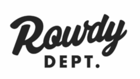 ROWDY DEPT. Logo (USPTO, 18.04.2018)