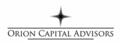 ORION CAPITAL ADVISORS Logo (USPTO, 05/31/2018)