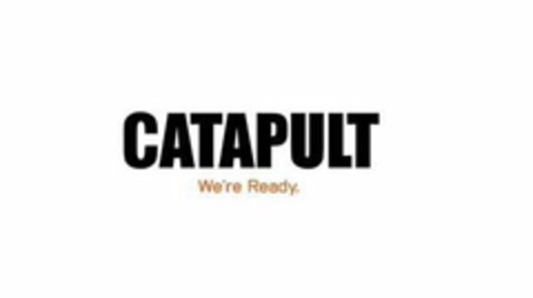 CATAPULT WE'RE READY. Logo (USPTO, 24.01.2019)