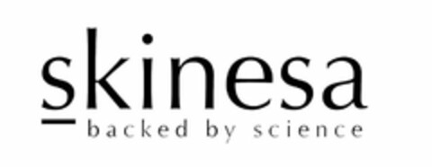 SKINESA BACKED BY SCIENCE Logo (USPTO, 02/15/2019)