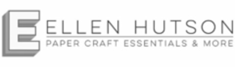 E ELLEN HUTSON PAPER CRAFT ESSENTIALS & MORE Logo (USPTO, 07/11/2019)