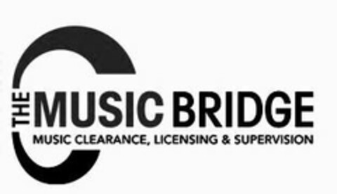 THE MUSIC BRIDGE MUSIC CLEARANCE, LICENSING & SUPERVISION Logo (USPTO, 07/30/2019)