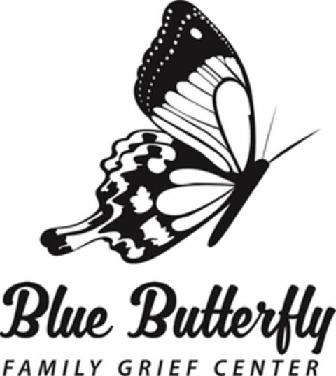 BLUE BUTTERFLY FAMILY GRIEF CENTER Logo (USPTO, 06.11.2019)