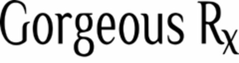 GORGEOUS RX Logo (USPTO, 31.12.2019)