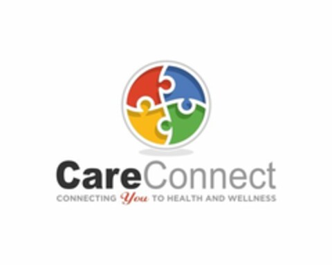 CARECONNECT CONNECTING YOU TO HEALTH AND WELLNESS Logo (USPTO, 06.01.2020)