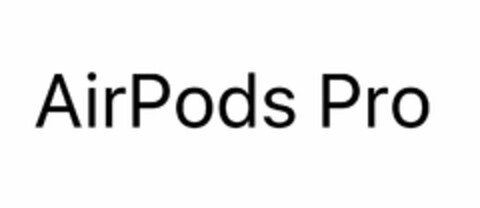 AIRPODS PRO Logo (USPTO, 11.03.2020)