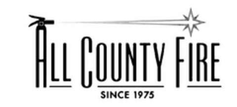 ALL COUNTY FIRE SINCE 1975 Logo (USPTO, 17.09.2020)