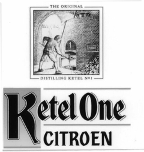 KETEL ONE CITROEN THE ORIGINAL DISTILLING KETEL NO 1 1 Logo (USPTO, 29.01.2009)