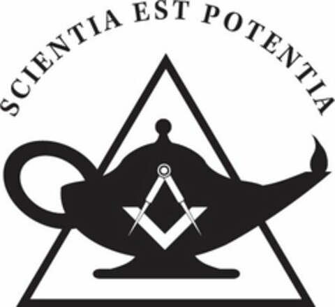 SCIENTIA EST POTENTIA Logo (USPTO, 03/22/2010)