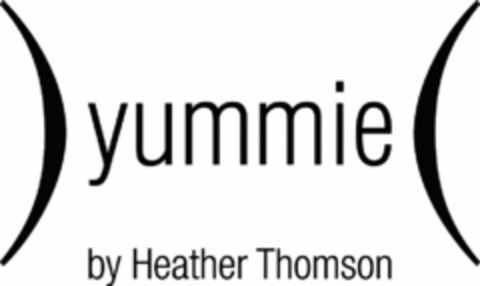 YUMMIE BY HEATHER THOMSON Logo (USPTO, 06/16/2010)