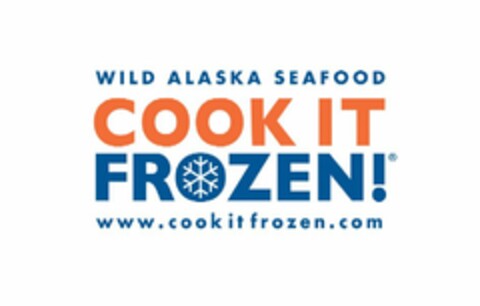 COOK IT FROZEN! WILD ALASKA SEAFOOD WWW.COOKITFROZEN.COM Logo (USPTO, 31.08.2010)