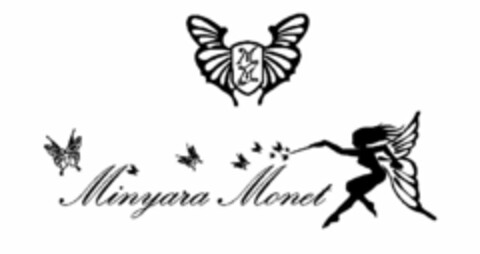 M M MINYARA MONET Logo (USPTO, 08.12.2010)