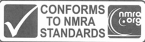 CONFORMS TO NMRA STANDARDS NMRA.ORG Logo (USPTO, 27.03.2011)