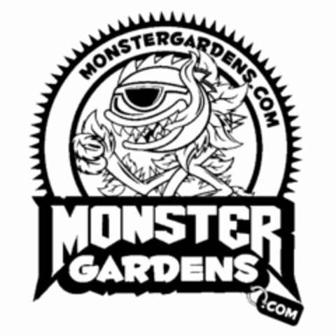 MONSTERGARDENS.COM MONSTER GARDENS .COM Logo (USPTO, 05.08.2011)