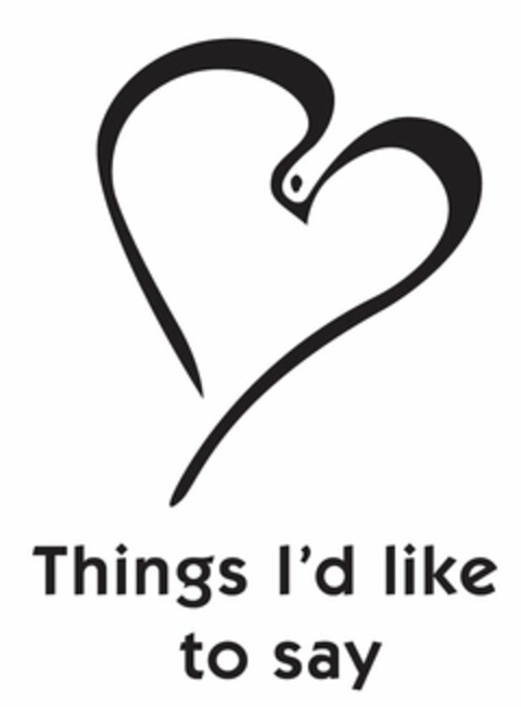 THINGS I'D LIKE TO SAY Logo (USPTO, 27.02.2012)