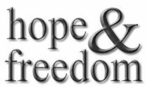 HOPE & FREEDOM Logo (USPTO, 27.07.2012)