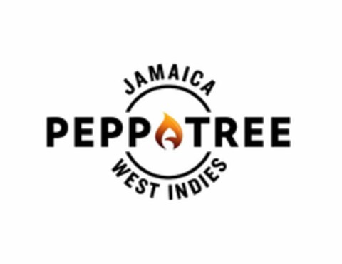 JAMAICA PEPPATREE WEST INDIES Logo (USPTO, 31.07.2012)