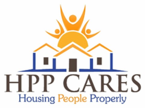 HPP CARES HOUSING PEOPLE PROPERLY Logo (USPTO, 25.07.2013)