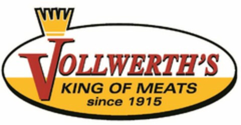 VOLLWERTH'S KING OF MEATS SINCE 1915 Logo (USPTO, 01.10.2014)