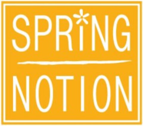 SPRING NOTION Logo (USPTO, 22.05.2015)