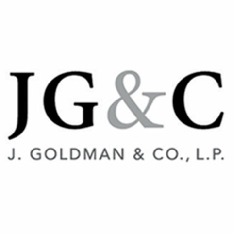 JG&C J. GOLDMAN & CO., L.P. Logo (USPTO, 26.06.2015)