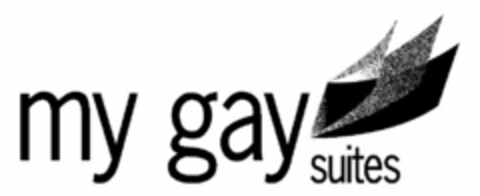 MY GAY SUITES Logo (USPTO, 08/03/2015)