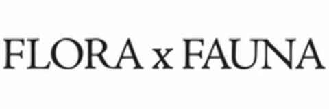 FLORA X FAUNA Logo (USPTO, 10/22/2015)