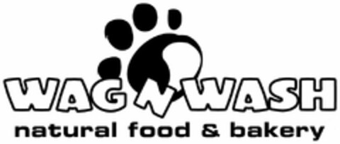 WAG N WASH NATURAL FOOD & BAKERY Logo (USPTO, 17.04.2016)