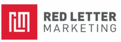 RLM RED LETTER MARKETING Logo (USPTO, 05/11/2016)