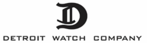 D DETROIT WATCH COMPANY Logo (USPTO, 31.08.2016)