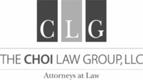 CLG THE CHOI LAW GROUP, LLC ATTORNEYS AT LAW Logo (USPTO, 26.09.2016)