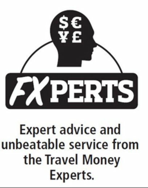 FXPERTS EXPERT ADVICE AND UNBEATABLE SERVICE FROM THE TRAVEL MONEY EXPERTS. SCVE Logo (USPTO, 10/13/2016)