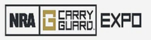 NRA G CARRY GUARD EXPO Logo (USPTO, 14.08.2017)