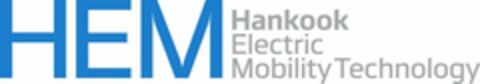 HEM HANKOOK ELECTRIC MOBILITY TECHNOLOGY Logo (USPTO, 29.08.2017)