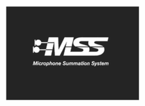 MSS MICROPHONE SUMMATION SYSTEM Logo (USPTO, 11/17/2017)