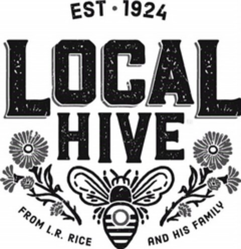 EST · 1924 LOCAL HIVE FROM L.R. RICE AND HIS FAMILY Logo (USPTO, 14.02.2018)