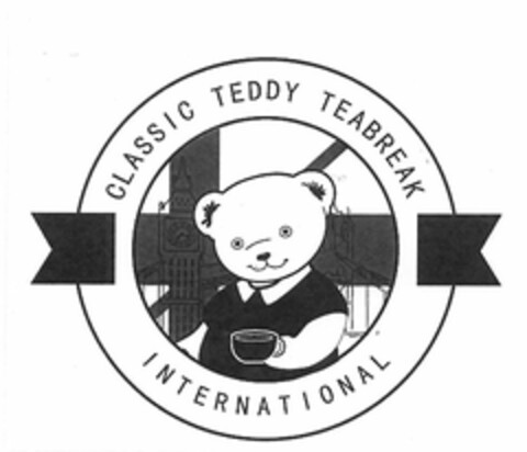 CLASSIC TEDDY TEABREAK INTERNATIONAL Logo (USPTO, 04/14/2018)