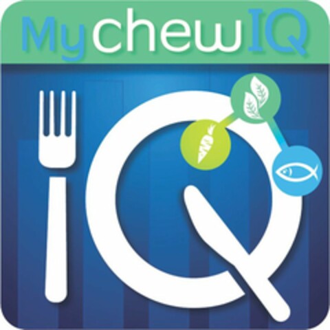 MYCHEWIQ IQ Logo (USPTO, 05/31/2018)